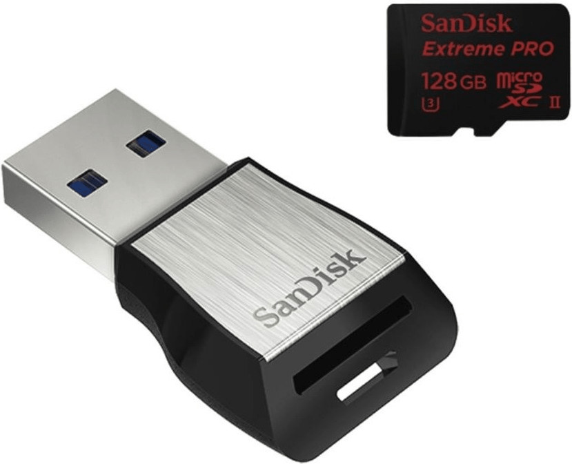 SanDisk microSDXC Extreme PRO 128 Go UHS-II U3