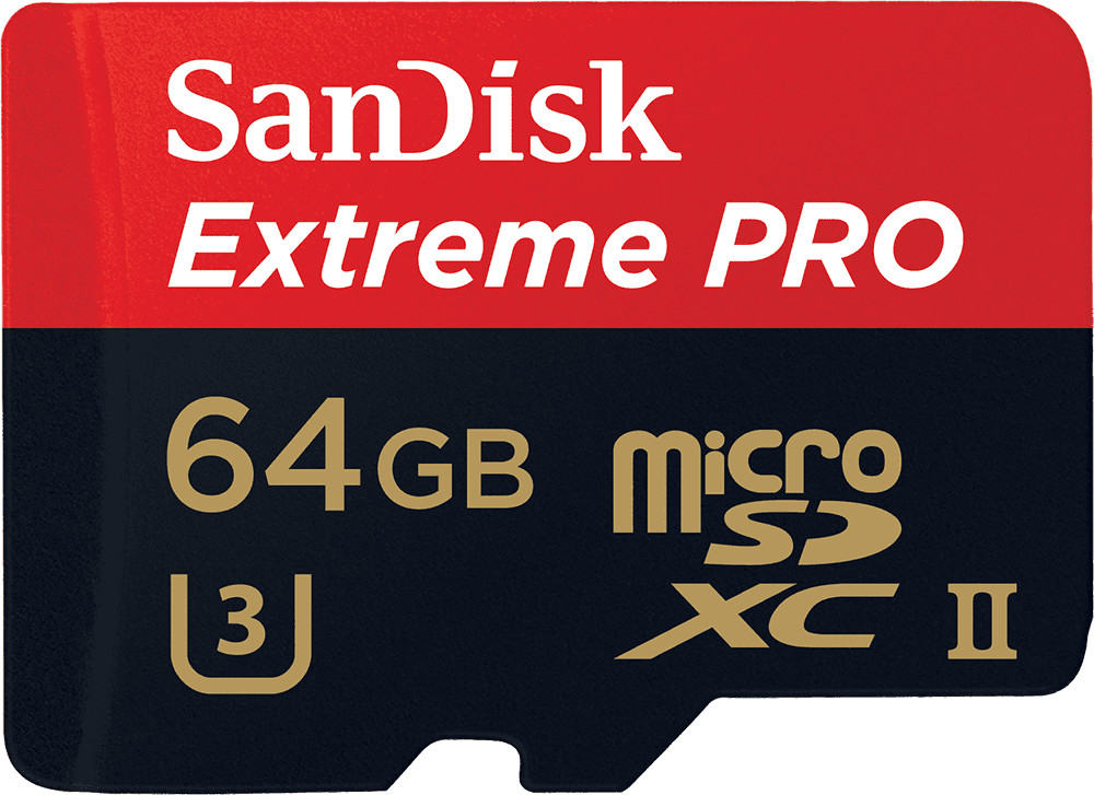 SanDisk microSDXC Extreme PRO 64 Go UHS-II U3