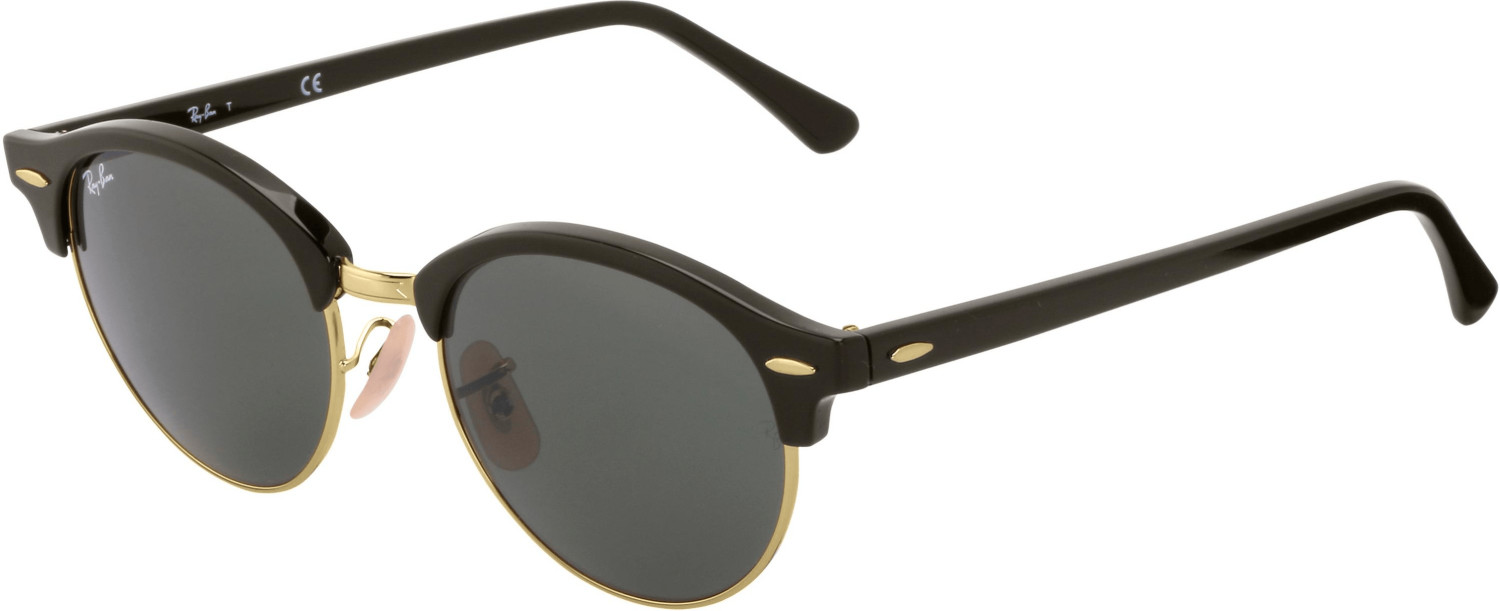 Ray-Ban Clubround RB4246 901 (black/green classic G-15)