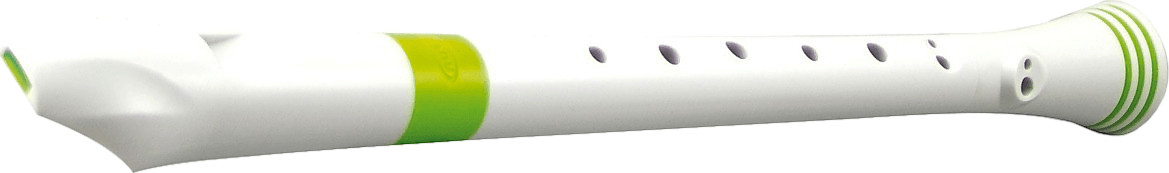 Nuvo Instruments Sopranblockflöte Baroque (white-green)