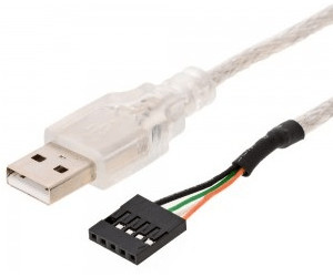DELOCK 87855: USB 3.0 Kabel, A Stecker auf A Buchse, Einbau, 1 m