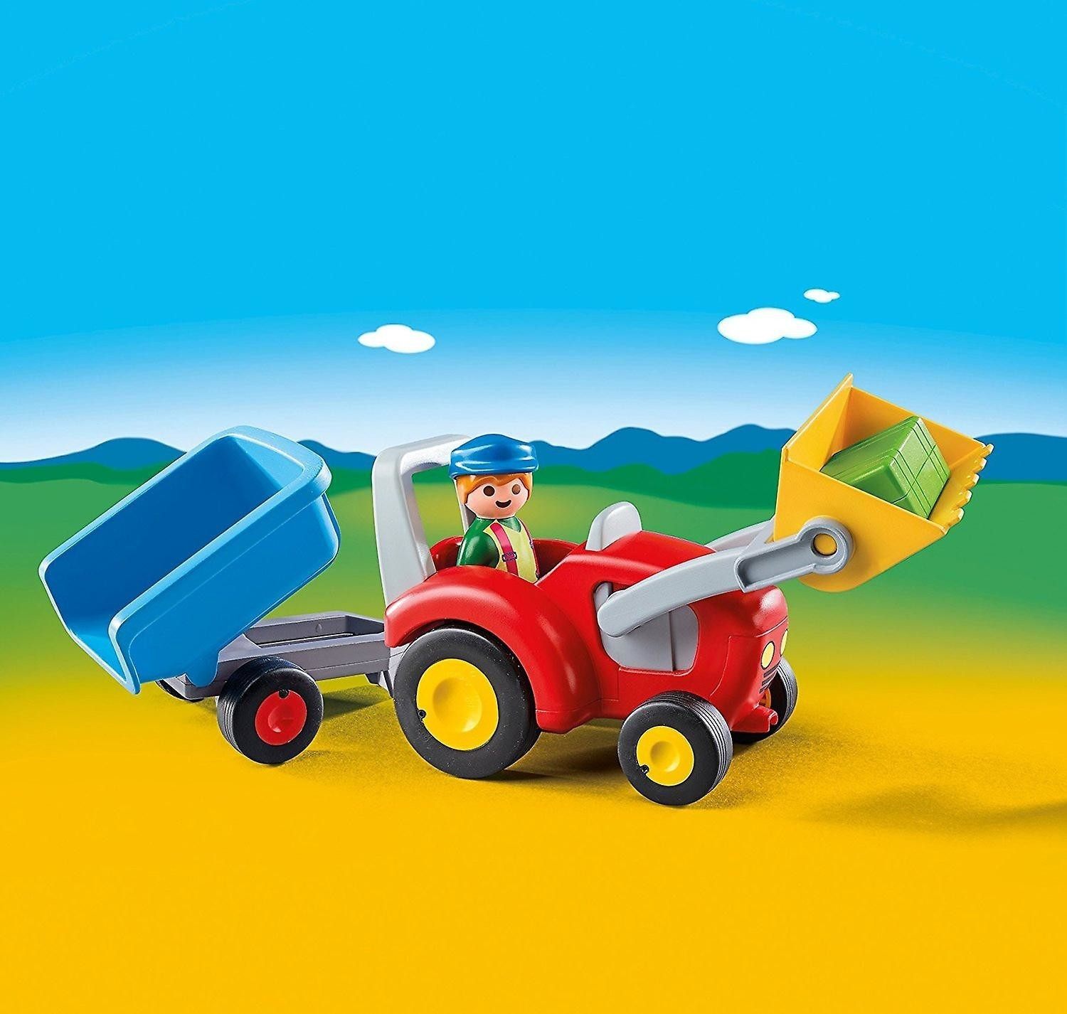 Agriculteur avec tracteur Playmobil 4143, Playmobil