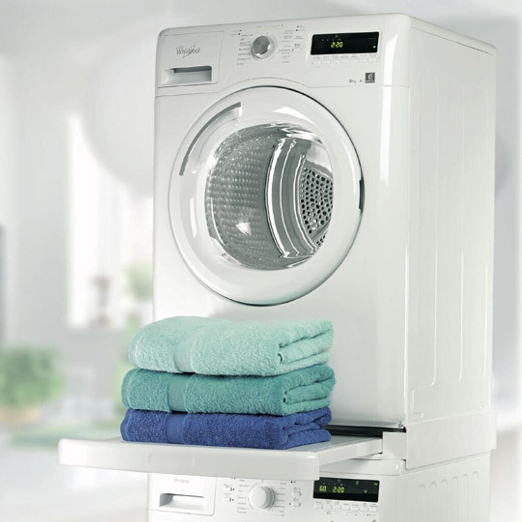 Soldes Wpro Kit de superposition lave-linge & sèche-linge SKS101 2024 au  meilleur prix sur