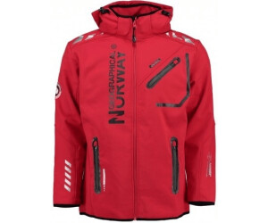 Geographical Norway TECHNO MEN - Chaqueta Softshell Impermeable Para Hombres - Capucha Hombre Transpirable Exteriores - Chaqueta De Invierno De Viento - Actividades Ideales Exteriores NEGRO S