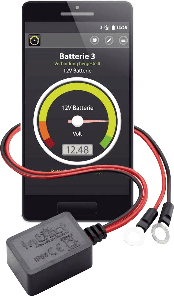 IntAct Batteriewächter Battery-Guard für alle 12 V-Blei-Säure-  (Nassbatterie, AGM, EFB, GEL) und 12V-Lithium-Batterien (LiFePO4) günstig  online kaufen