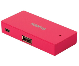 Sweex 4 Port USB 2.0 Hub Paris magenta