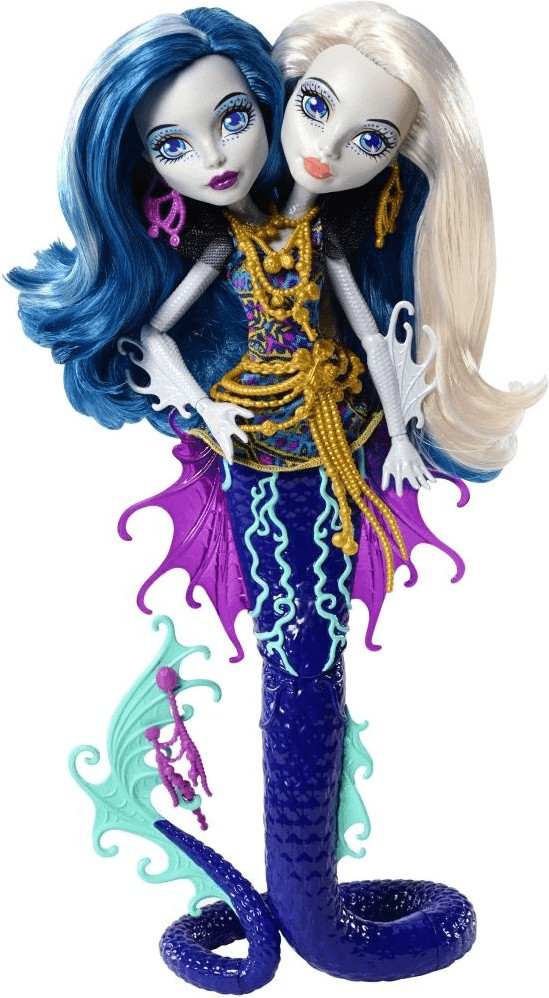 Monster High Greet Scarrier Reef Peri & Pearl Serpentine