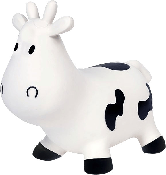 BuitenSpeel Vache sauteuse blanche et noire Skippy