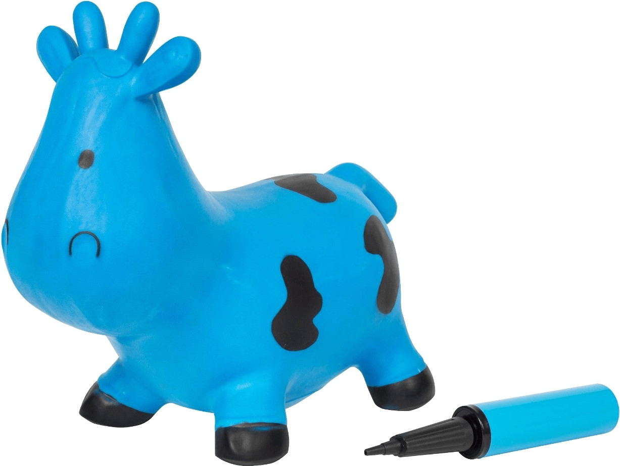 BuitenSpeel Vache sauteuse bleue et noire Skippy