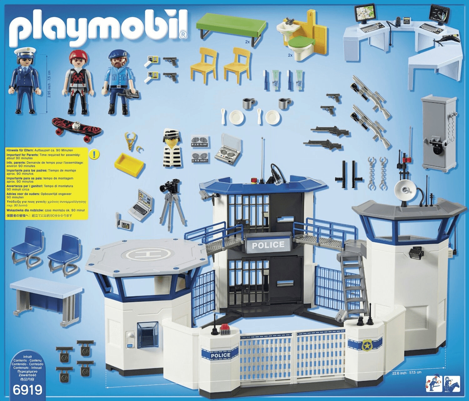 Playmobil 5299 City Action - Commissariat de police avec prison - Comparer  avec