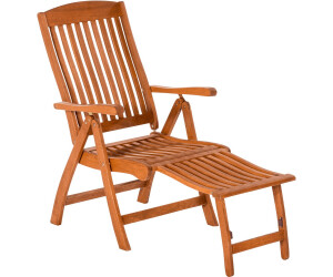 Fussteil ausziehbar Klappsessel Deckchair Gartensessel Klappstuhl COMMODORO