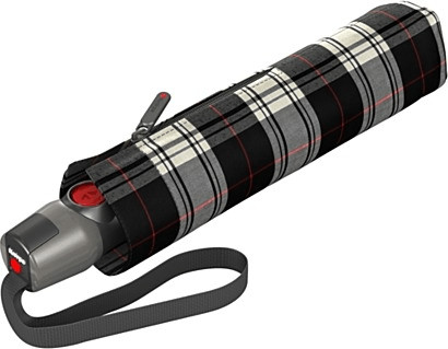 Knirps T.200 Medium Duomatic Check black & white
