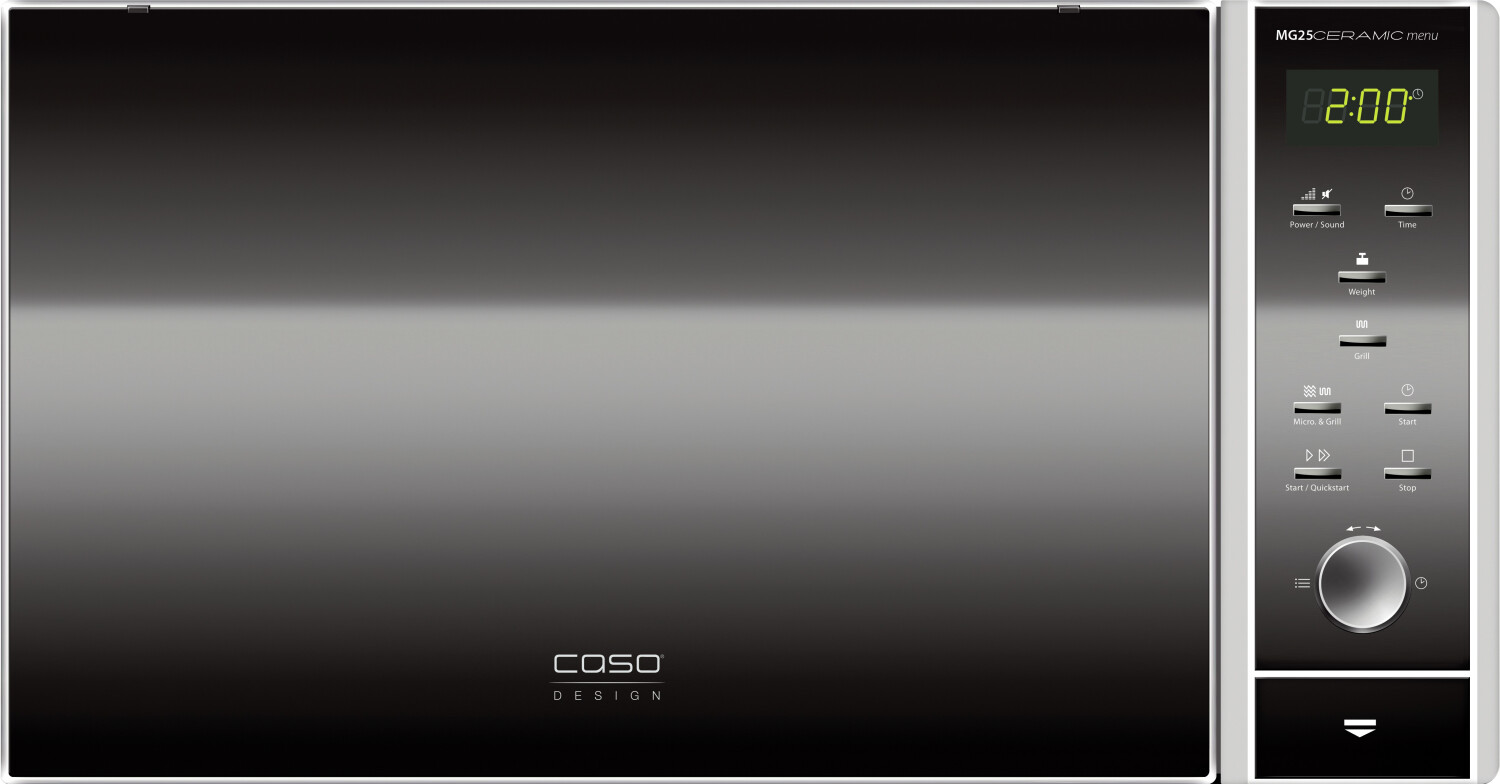 Caso MG25 Ceramic menu