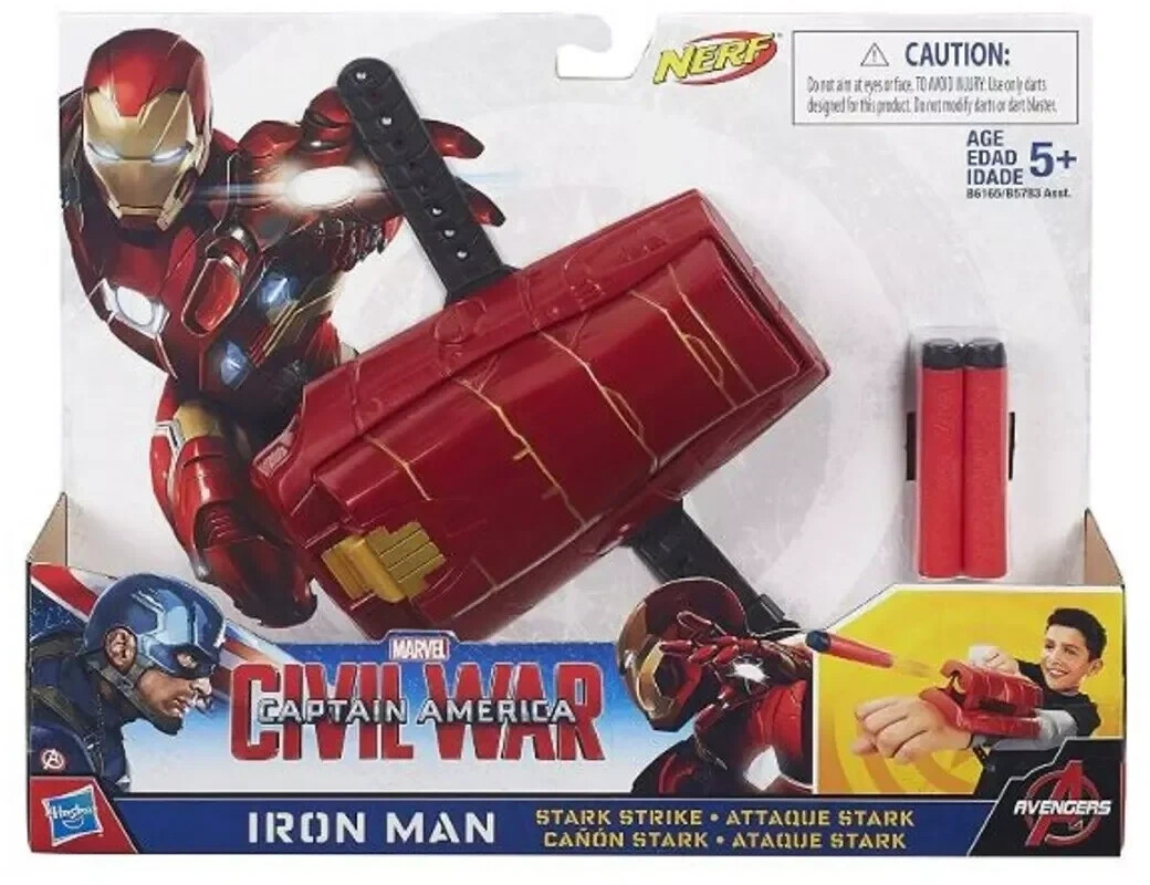 Nerf Marvel Captain America: Civil War Iron Man Stark Strike
