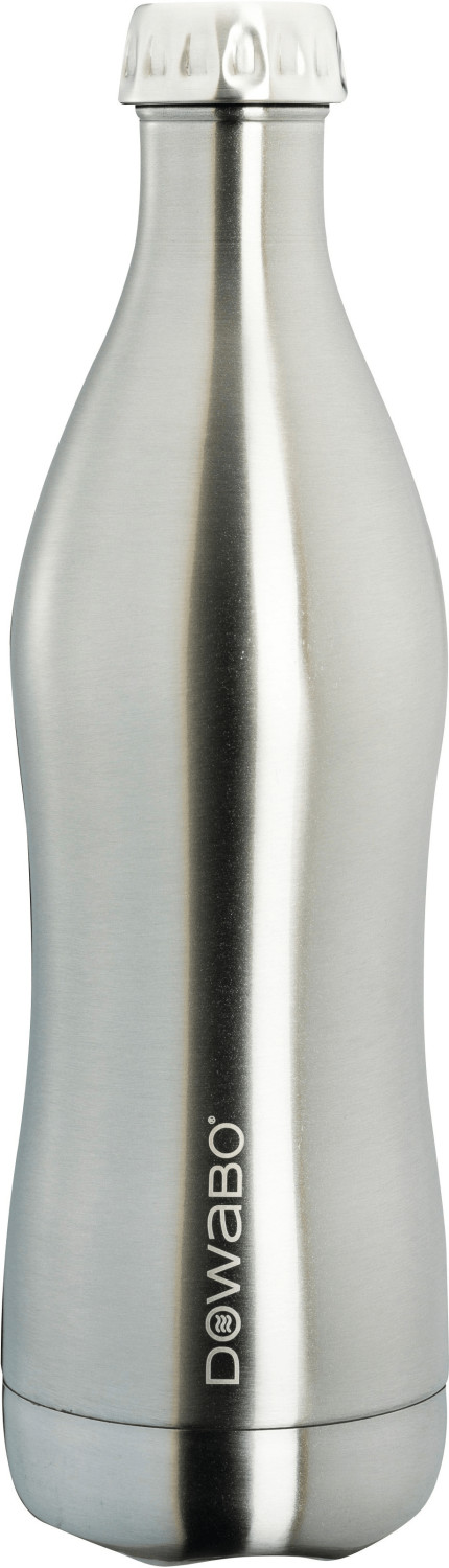 Dowabo Bouteille isotherme 0,75 L argent