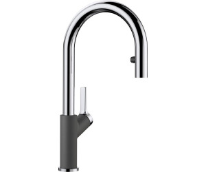BLANCO CARENA-S Vario Keukenkraan - Uittrekbare Douche, Hoogedruk, Silgraniet Look