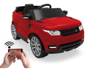 FEBER Voiture Electrique pour Enfant Range Rover Rouge Avec télécommandée parentale Batterie 6V FEBER Voiture Electrique pour Enfant Range Rover Rouge Avec télécommandée parentale Batterie 6V
