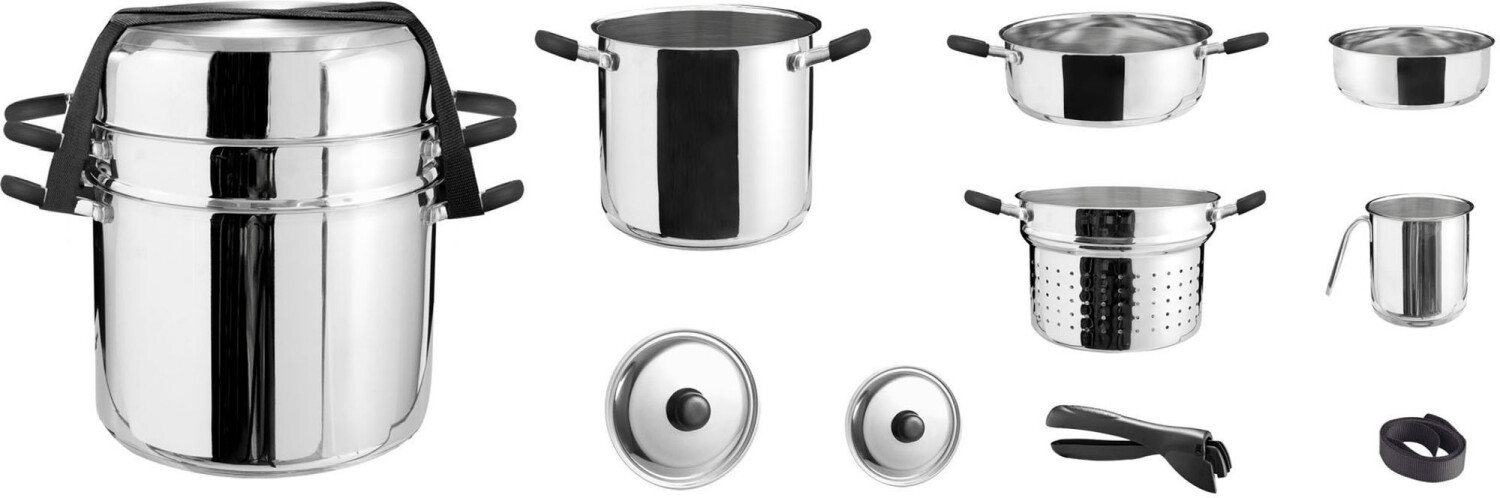 Brunner Academy Stainless Steel Saucepan Set 8+1