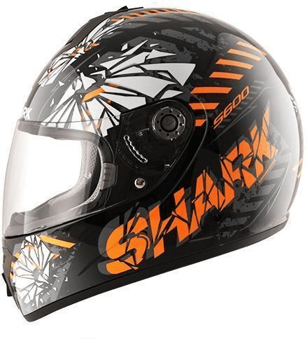 SHARK S600 Poonky noir/orange/anthracite