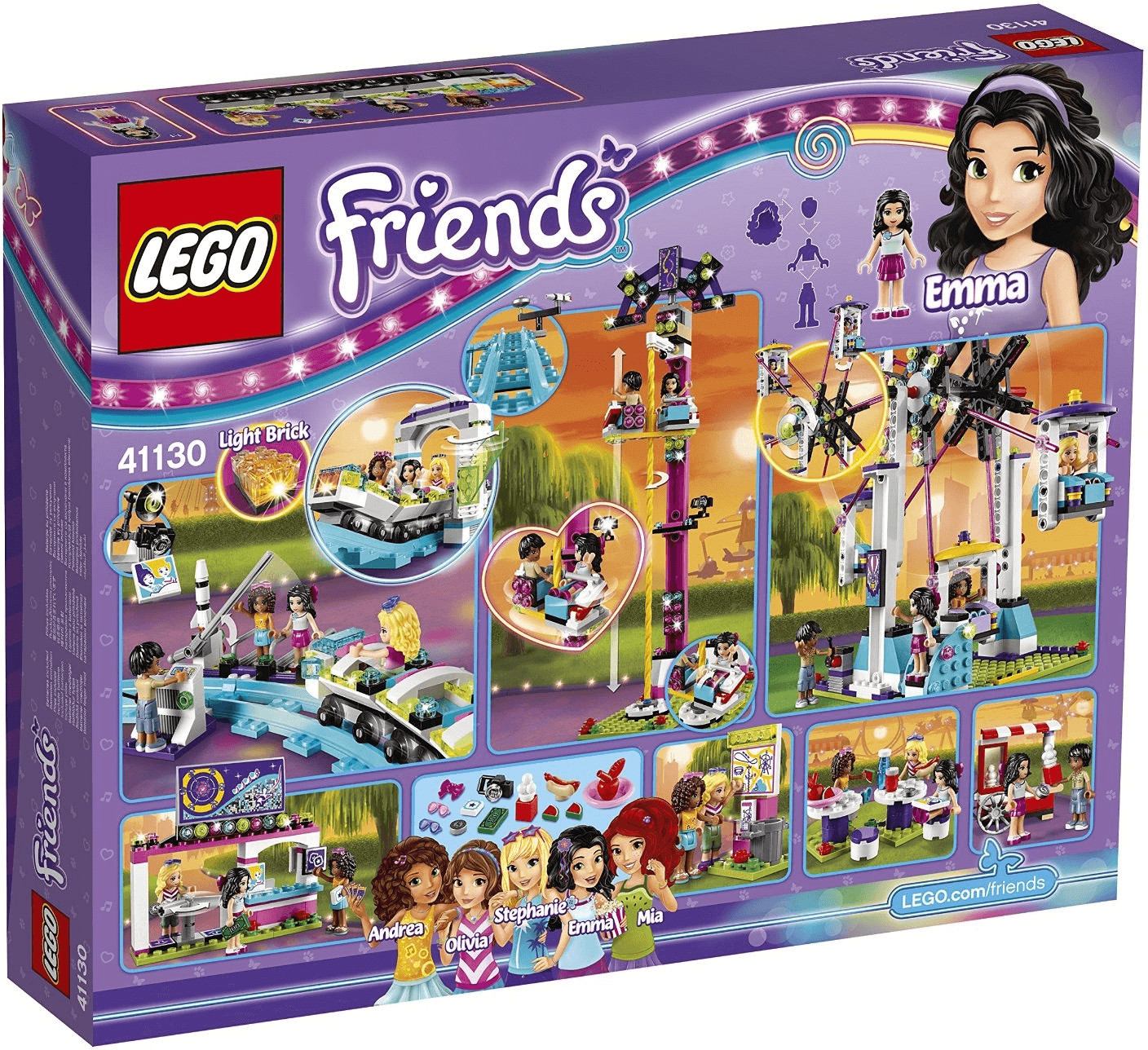 Buy LEGO Friends Amusement Park Roller Coaster 41130 from