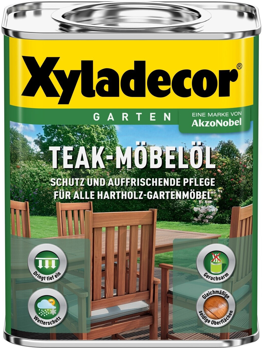 Huile pour teck AkzoNobel Xyladecor Teck 750 ml Mat