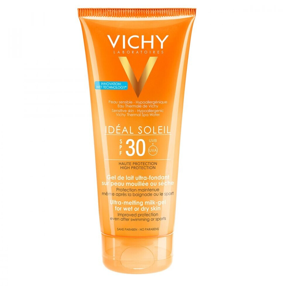Photos - Sun Skin Care Vichy Ideal Soleil Gel-Milk SPF 30  (200ml)