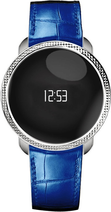 MyKronoz ZeCircle Premium bleu/gris martelé