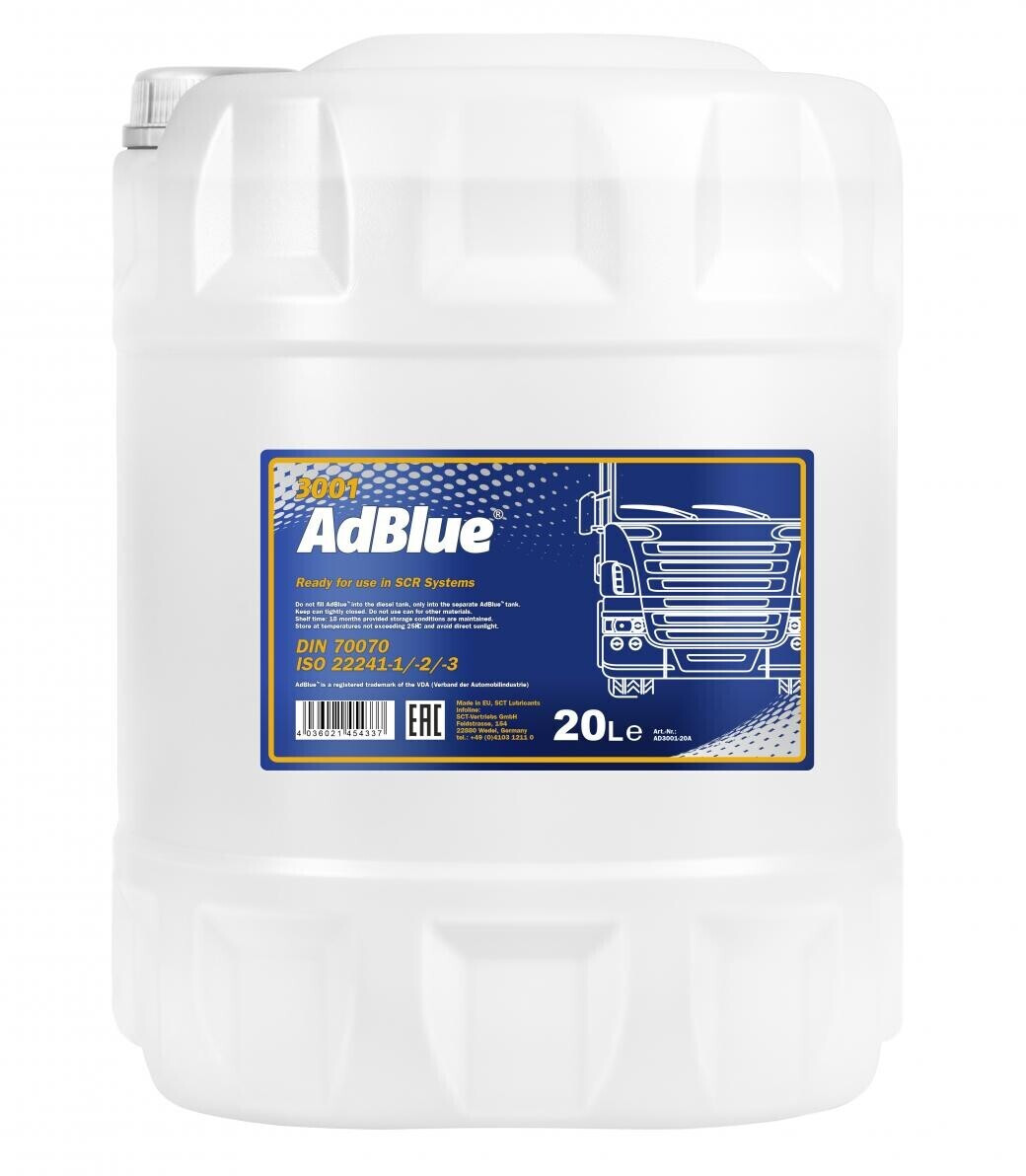 Adblue 20l für Diesel Harnstofflösung 4x5 Liter Kanister inkl