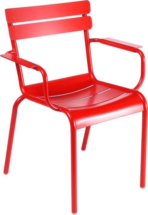 Fermob Fauteuil bridge Luxembourg Coquelicot