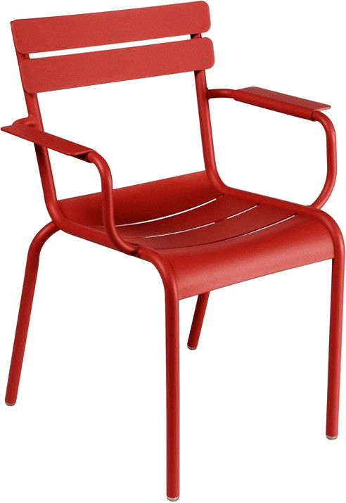 Fermob Fauteuil bridge Luxembourg Piment