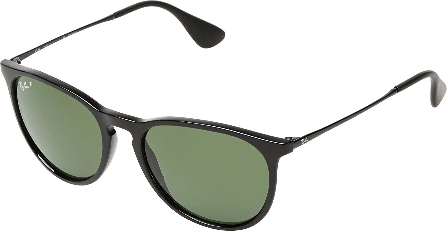 Ray Ban Erika RB4171 601 2P 54 18 black green polarized desde