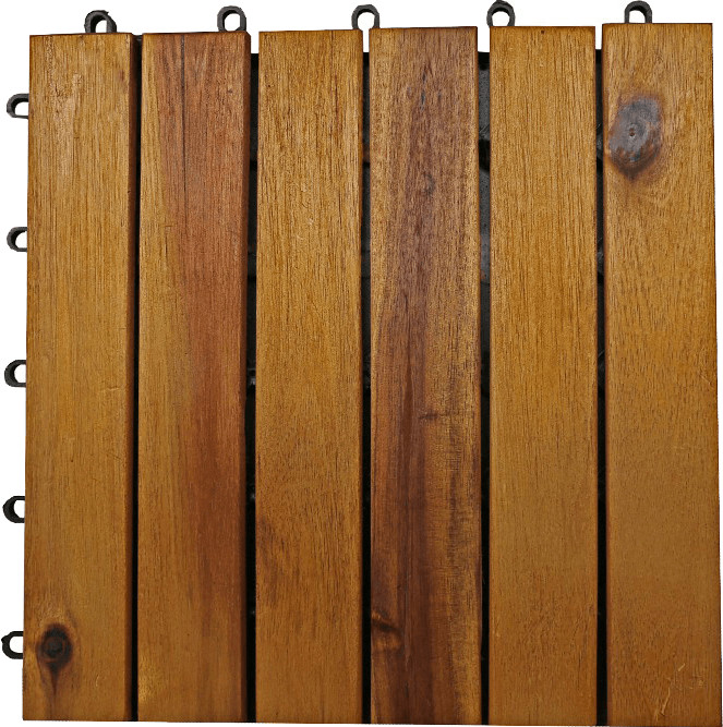 Terrassen Balkonfliesen Longyuan Klick Fliesen Fur Garten Terrasse Balkon 11er Set Fur 1 M Garten Fliese Bodenbelag Mit Drainage 30 X 30 Cm Akazien Holz Holzfliesen Garten