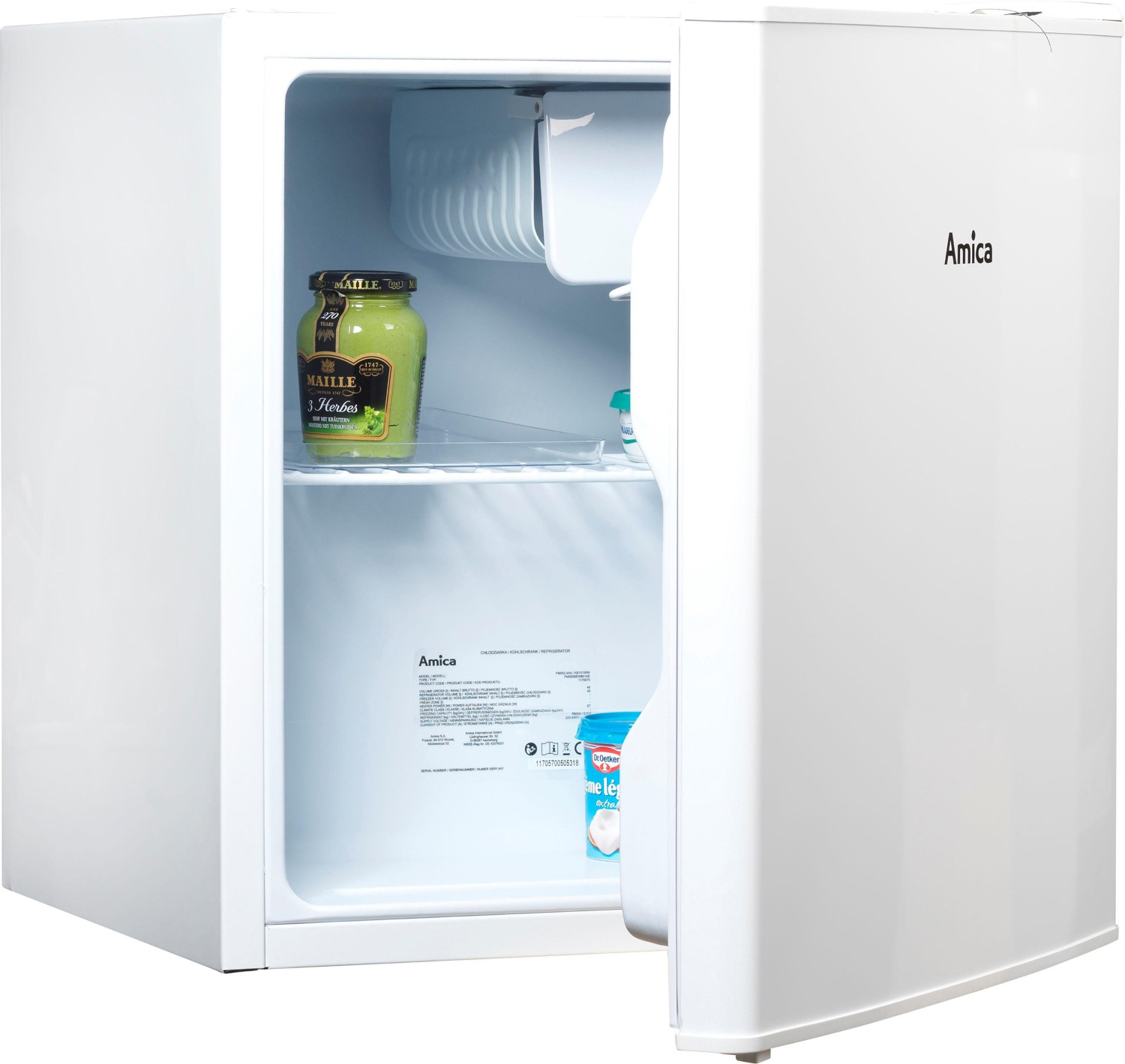 Amica MIni Kühlschrank Kühlbox Rot 45 L Retro Design automatisches