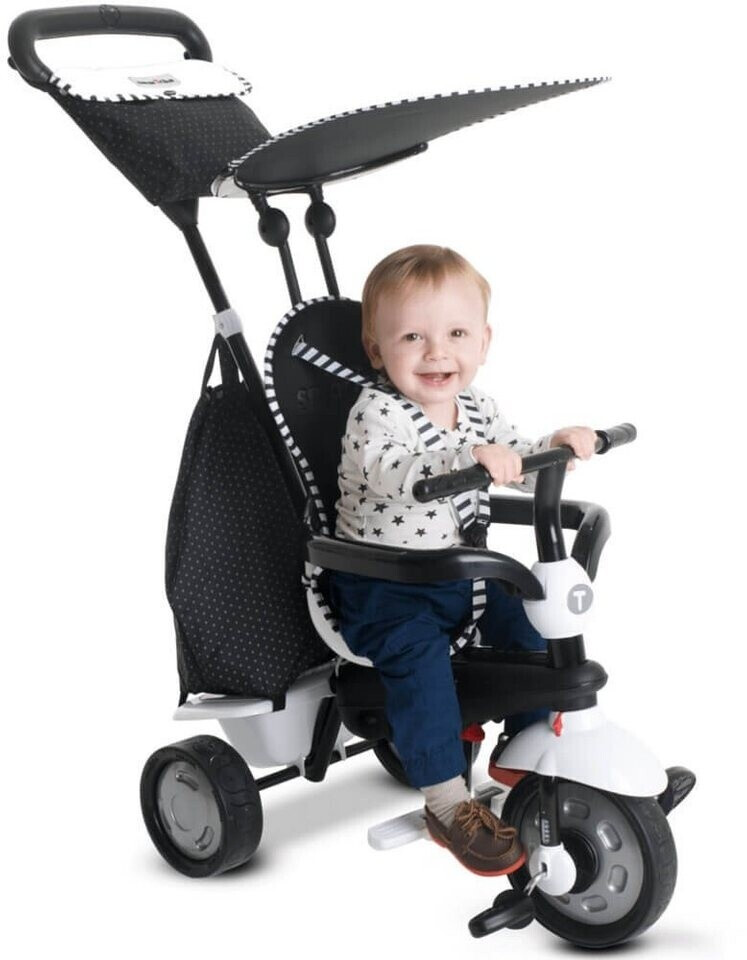 smarTrike Glow Touch Steering noir/blanc