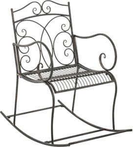 CLP Fauteuil à bascule Edith fer forgé
