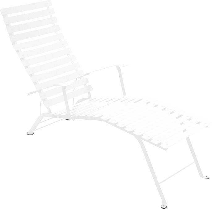 Fermob Chaise longue Bistro blanc coton