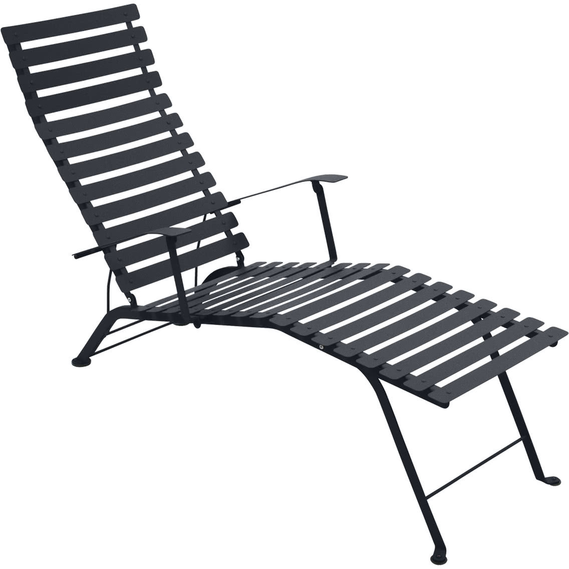 Fermob Chaise longue Bistro carbone
