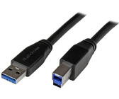 CSL Verlängerungskabel, 2.0, USB Typ A (500 cm), aktives Repeater Kabel /  Verlängerung mit Signalverstärkung - 5m
