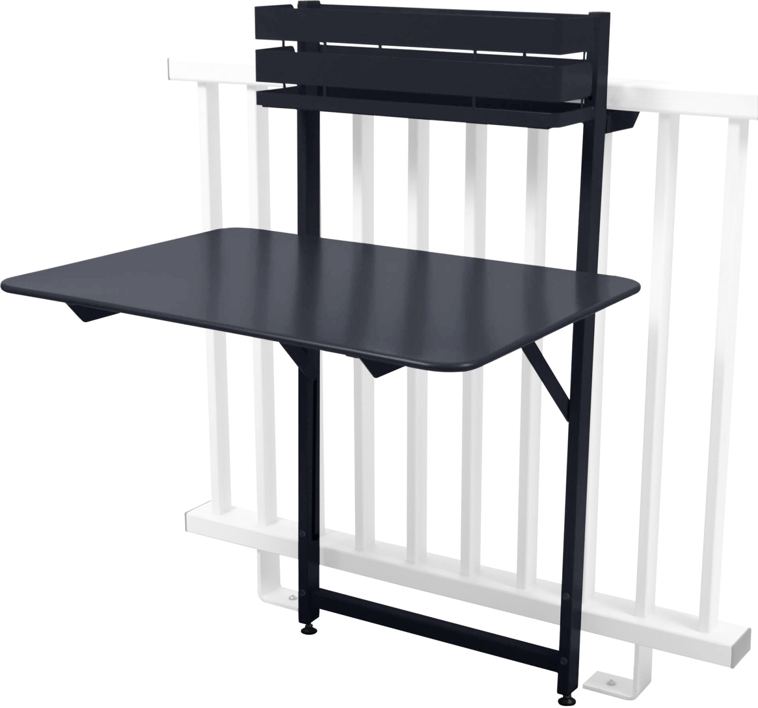 Fermob Table balcon Bistro 77 x 57 cm carbone
