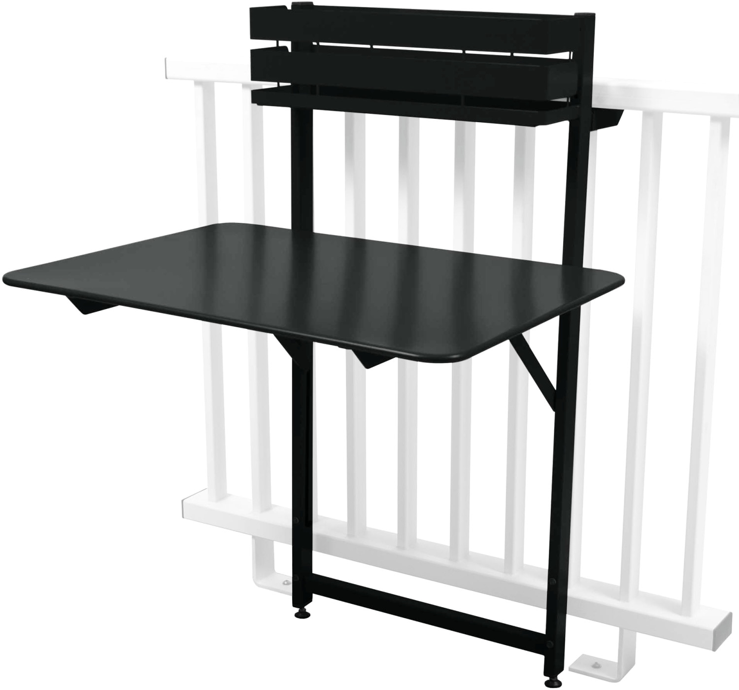 Fermob Table balcon Bistro 77 x 57 cm réglisse