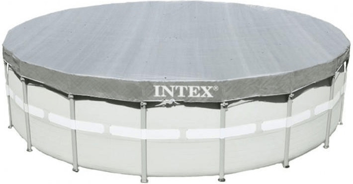 Intex Bâche de protection Deluxe ronde Metal Frame et Ultra Frame Ø 549 cm (28041)