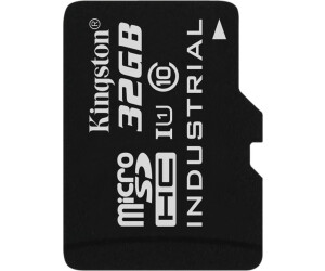 Kingston Industrial microSDHC 16 Go, Carte mémoire Noir, Adaptateur SD  inclus, Classe 10, UHS-I, U3, V30, A1