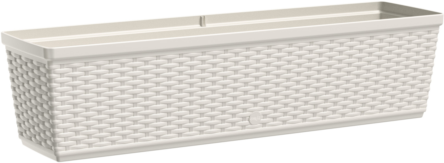 Emsa Casa Mesh bac à fleurs 75x20x18cm blanc