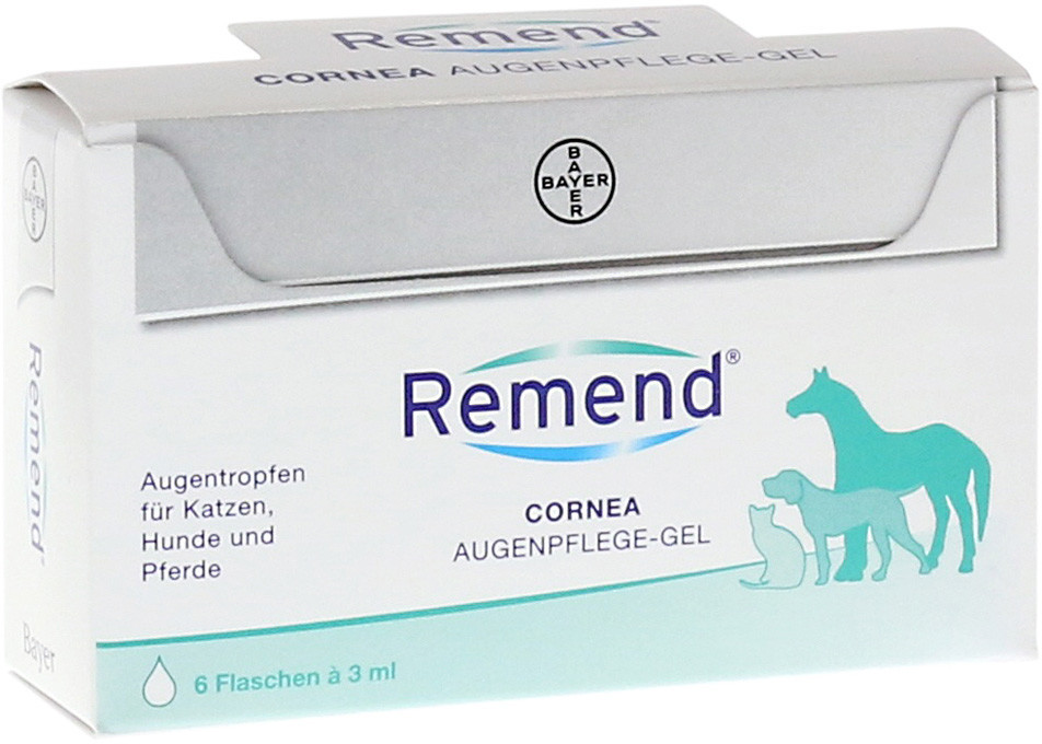 Bayer Remend Cornea AugenpflegeGel für Hund/Katze/Pferd 6x3ml ab 41,91