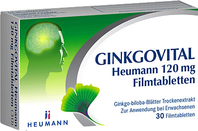GINKGOVITAL Heumann 120 mg Filmtabletten (30 Stk.)