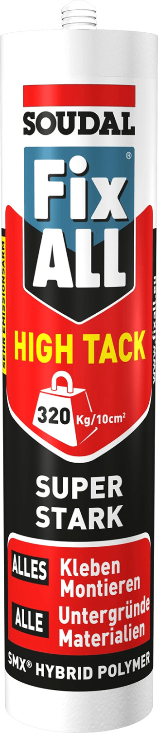 Soudal Cartouche Fix All High Tack 290 ml blanc