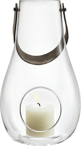 Holmegaard Lanterne Design with Light 25 cm verre clair