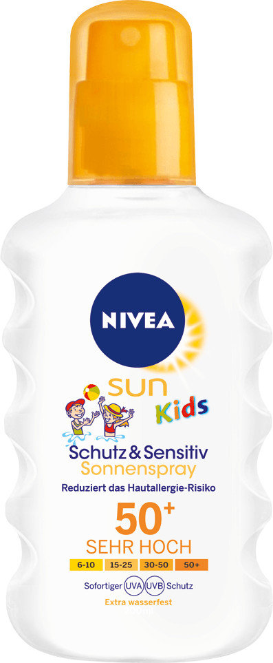 Nivea Sun Kids protect & sensitive Spray SPF 50+ (200ml)