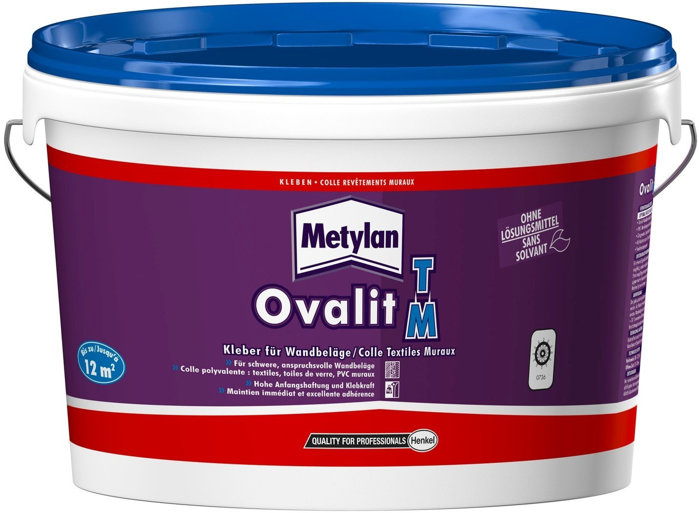 Metylan Colle Ovalit TM textiles muraux 3 kg