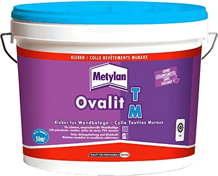 Metylan Colle Ovalit TM textiles muraux 10 kg